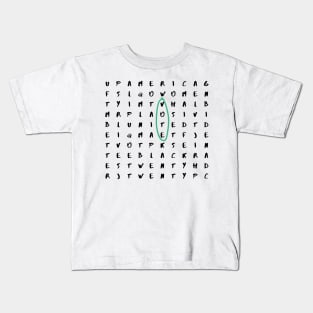 2020 Election Word Search Design Kids T-Shirt